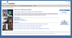 Desktop Screenshot of gnyhafoundation.org